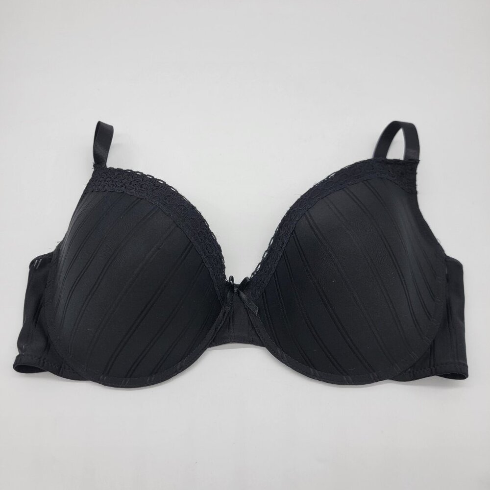 Body Form Bra Soft Cup Lightly Lined Bra Sexy Comfort Black‎ 42D